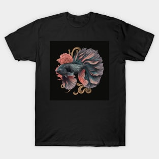 Floral Bettafish T-Shirt